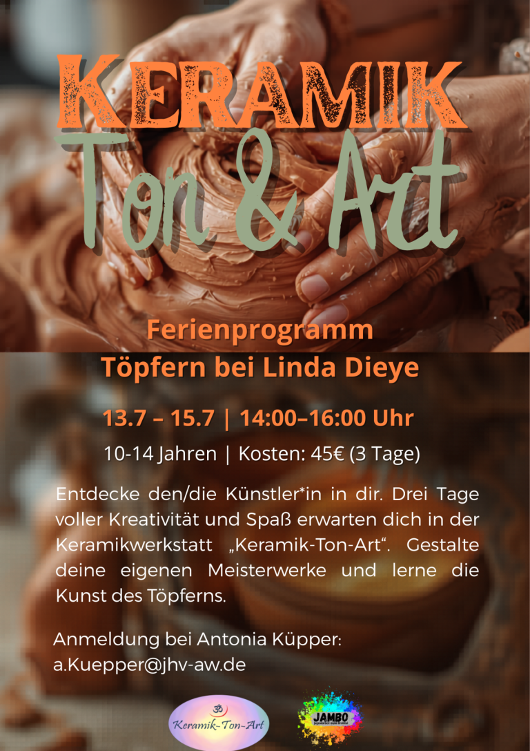 Töpfern mit Jugendlichen